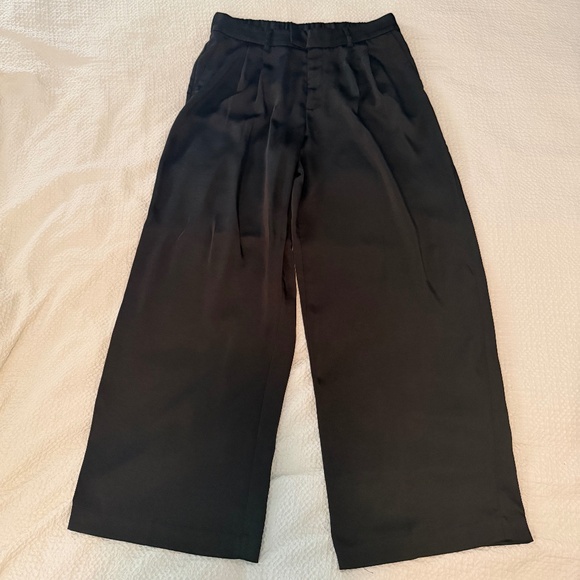 A New Day Satin Wide Leg Pants - Picture 2 of 8